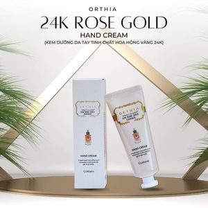 [COREANA] Orthia Perfect Collagen 24K Rose Gold Essence Hand Cream- 50ml